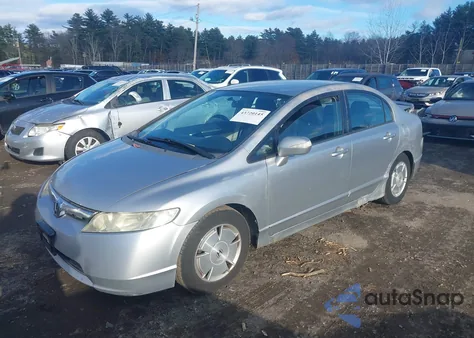 2007 Honda Civic Hybrid from USA, damaged, VIN JHMFA36277S005503
